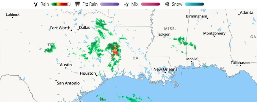 recent storms in texas